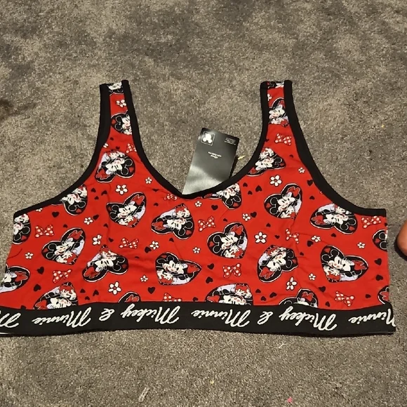 Disney Minnie Mouse Red Bralette - Picture 1 of 1